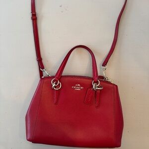 Red Coach Bag